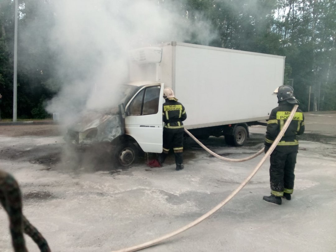 Пожар  Петушинский район, ФАД М-7, 123 км